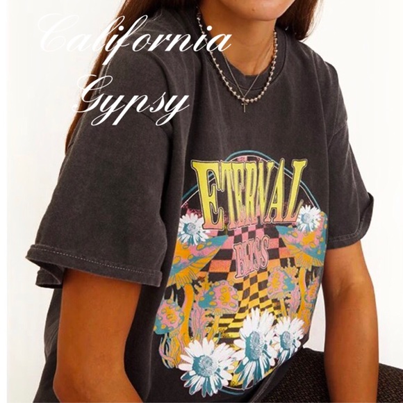 LAST ONE🎉Eternal Bliss Retro Vintage Boho T-shirt - Picture 3 of 9